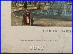 11 Engraving Gravure Vue D'optique Paris Lot XVIIIe Art Ancien Original Old