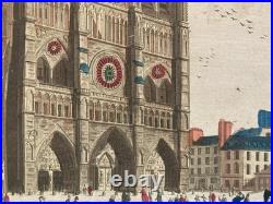 11 Engraving Gravure Vue D'optique Paris Lot XVIIIe Art Ancien Original Old