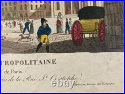 11 Engraving Gravure Vue D'optique Paris Lot XVIIIe Art Ancien Original Old