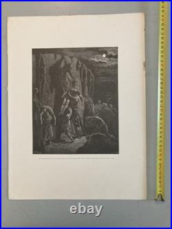 13 Engraving Gravure Gustave Doré Mort Lot Ancien Original Old Squelette Art