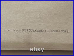 16 gravures lithos les peuples du monde Gravures peintes à la main 1859