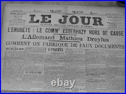 1897 Affaire Dreyfus Zola Le Jour Du 29/11 Commt Esterhazy Faux Document