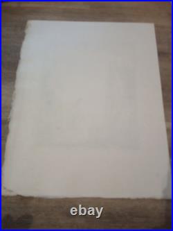 1927 Lithographie Signée De Frank Brangwyn Sur Papier Japon. Estampe Gravure