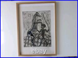 2 Belles Gravures Lithographie Antoine Agra Surréalisme estampe Années 1970