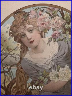 3 Lithographies 1901 Art Nouveau Paris