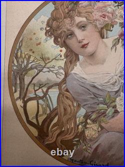 3 Lithographies 1901 Art Nouveau Paris