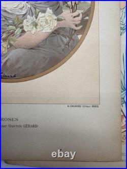 3 Lithographies 1901 Art Nouveau Paris