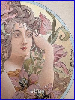 3 Lithographies 1901 Art Nouveau Paris