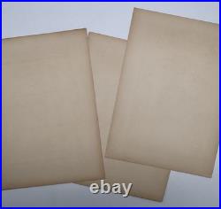 3 Lithographies 1901 Art Nouveau Paris