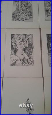 45 Estampes, Gravures Érotiques