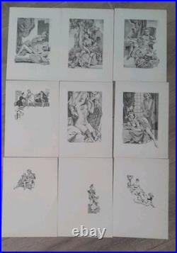 45 Estampes, Gravures Érotiques