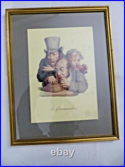 7 Lithographies De Léopold Boilly Les 7 péchés capitaux 1 824 jolis cadres