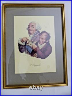 7 Lithographies De Léopold Boilly Les 7 péchés capitaux 1 824 jolis cadres