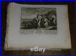 90 GRAVURES de louis antoine DEMARNE 1673-1755 sujets bibliques 20 X 24,5 cm