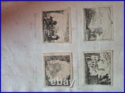 ALBUM RECUEIL de 60 GRAVURES ANIMALIERES (Eaux-Fortes) XVIIIe ALBUM RECUEIL de 60 GRAVURES ANIMALIERES (Eaux-Fortes) XVIIIe