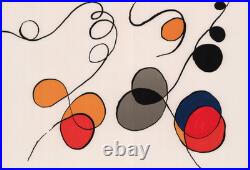 ALEXANDER CALDER Derrière Le Miroir 1968 Original Double Page Lithograph