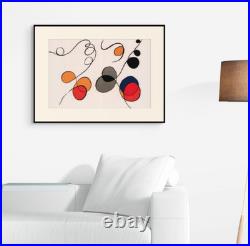ALEXANDER CALDER Derrière Le Miroir 1968 Original Double Page Lithograph