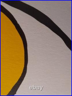 ALEXANDER CALDER Derrière Le Miroir 1968 Original Double Page Lithograph