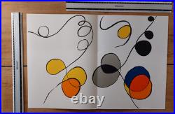 ALEXANDER CALDER Derrière Le Miroir 1968 Original Double Page Lithograph