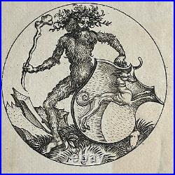 AMAND-DURAND eau-forte gravure Martin Schongauer héliogravure homme sauvage
