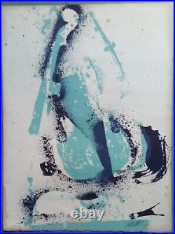 ARMAN (1928-2005) Bleu Israël lithographie 1973 signée numérotée