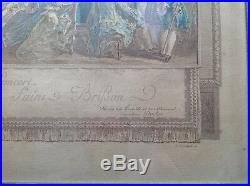 A. De SAINT AUBIN gravures anciennes 18° Aquatintes Duclos Provost graveur c1780
