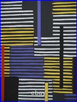 Adolf Richard FLEISCHMANN Avant l'Op Art, Lithographie et pochoir