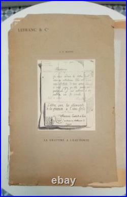 Adolphe-Martial Potémont, dit (1827-1883) Lettre sur les éléments de la gravure