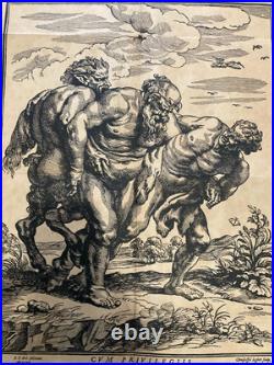 Affiche Lithographie 1930 Art Flamant Gravure Centenaire Indépendance Belge