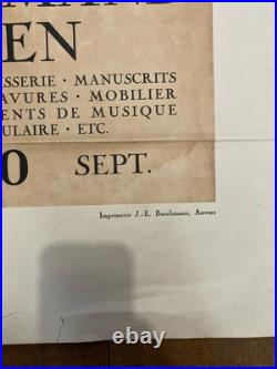 Affiche Lithographie 1930 Art Flamant Gravure Centenaire Indépendance Belge