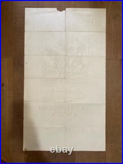 Affiche Lithographie 1930 Art Flamant Gravure Centenaire Indépendance Belge