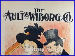Affiche Numérotée Lithographie Toulouse Lautrec Concert The Ault Wiborg Co C1900