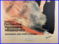 Affiche Numérotée Lithographie Toulouse Lautrec Concert The Ault Wiborg Co C1900