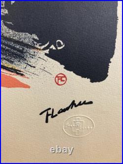 Affiche Numérotée Lithographie Toulouse Lautrec Concert The Ault Wiborg Co C1900