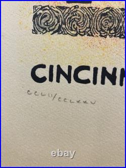 Affiche Numérotée Lithographie Toulouse Lautrec Concert The Ault Wiborg Co C1900