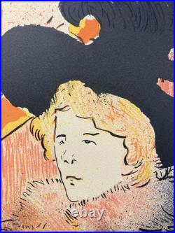 Affiche Numérotée Lithographie Toulouse Lautrec Concert The Ault Wiborg Co C1900