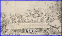 Albrecht DÜRER LITHOGRAPHIE La Cène Signée 1927