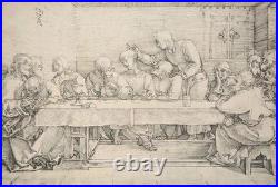 Albrecht DÜRER LITHOGRAPHIE La Cène Signée 1927