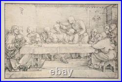 Albrecht DÜRER LITHOGRAPHIE La Cène Signée 1927