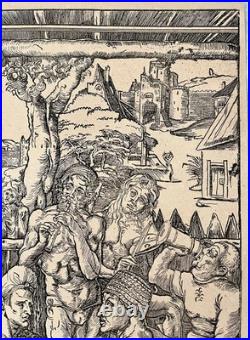 Albrecht Dürer woodcut Men's bath Christian art Albrecht Dürer woodcut Men's bath Christian art