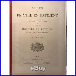 Album du peintre en batiment, N Glaise, 1882
