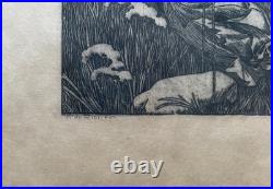 Alejandro DE RIQUER, Ex Libris, gravure, Art Nouveau