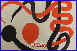 Alexandre Calder Composition 1973 Lithographie pour Revue Derrière le Miroir