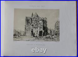 Alexandre-René Véron, Paris en 1871. Suite des 20 lithographies