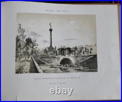 Alexandre-René Véron, Paris en 1871. Suite des 20 lithographies
