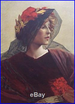 Alfred Pierre AGACHE (1843-1915) Imperia L'estampe Moderne art nouveau XIXe