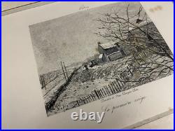 Alfred Sisley Gravure Georges Petit Eau Forte Ancien Peinture Lithographie