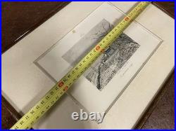 Alfred Sisley Gravure Georges Petit Eau Forte Ancien Peinture Lithographie