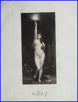 Alphonse Lamotte-la Verite Sortant Du Puits-jules Lefebvre-nu Feeminin-gravure