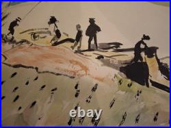 André Derain lithographie signée 56x43 Pour L'ouvre 71x53 Sur Papier Velin